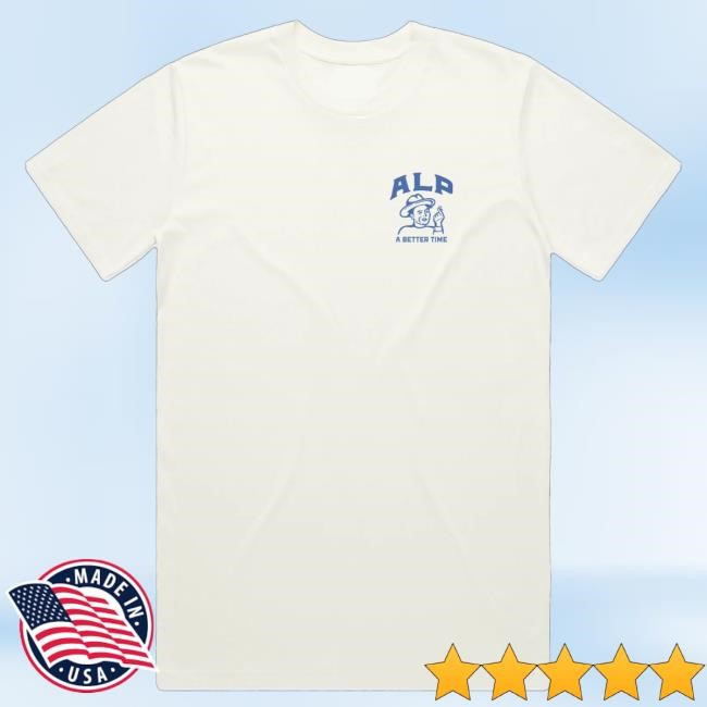Official Alp Pouch Merch Alp A Better Time Tee Shirt Cream