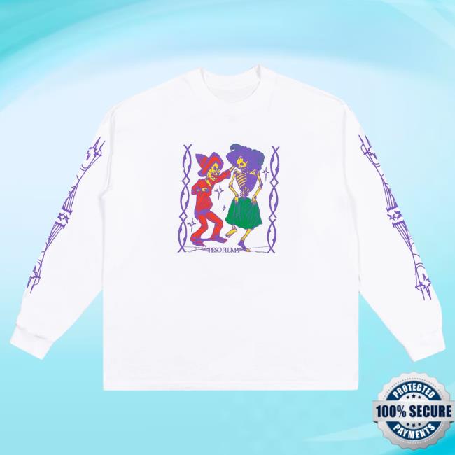 Official Spotify Capsule Store Merch Peso Pluma Calacas Bailando Long Sleeve Tees SpotifyCapsuleStore PesoPluma Shop