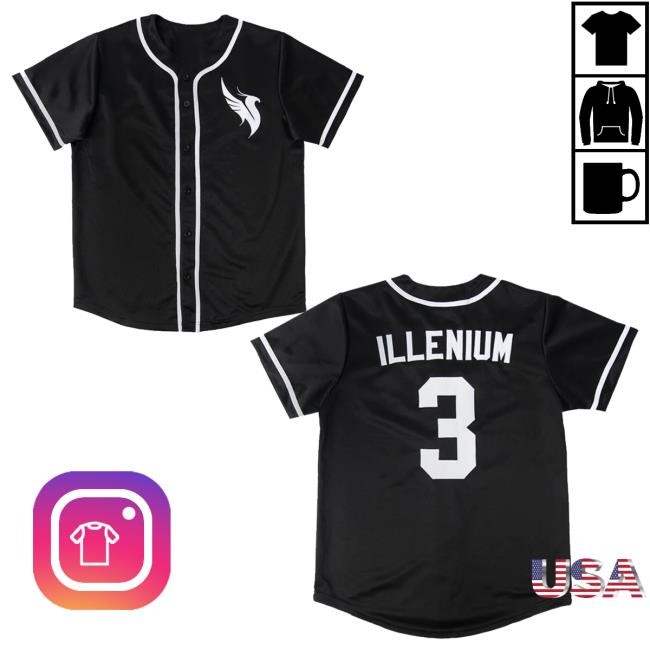 Trending Illenium Merch Ltd Illenium Jersey Black Tee