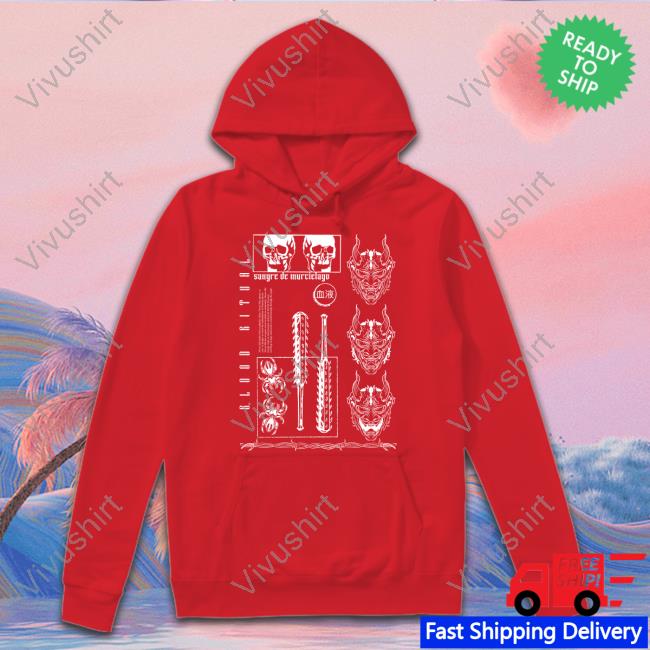 Blood Ritual Sweatshirt Sangre De Murcielago Store