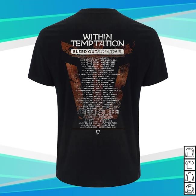 Official Within Temptation Merch Ritual Tour - Unisex Hoodie