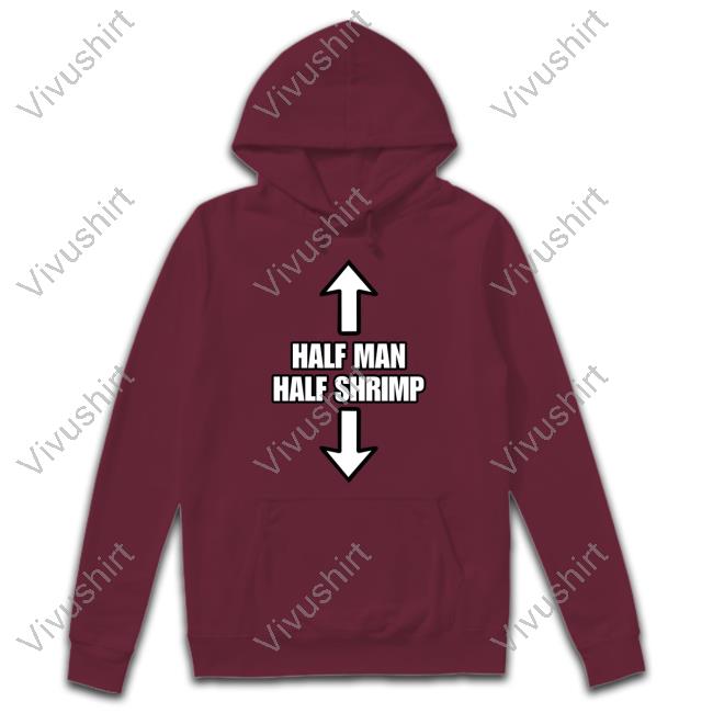Ryginga Merch Half Man Half Shrimp Long Sleeve Tee Shirt Goodshirts