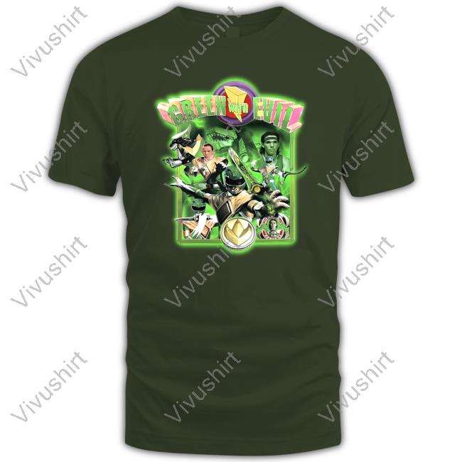 Green With Evil Mighty Morphin Power Rangers Hoodie
