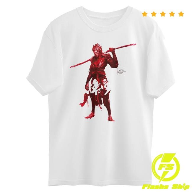 Witte Merch Black Myth Wukong Oversized Crewneck Sweatshirt