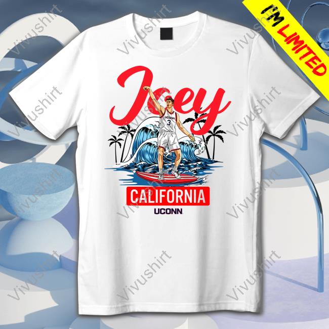 Joey California Uconn Tee Shirt