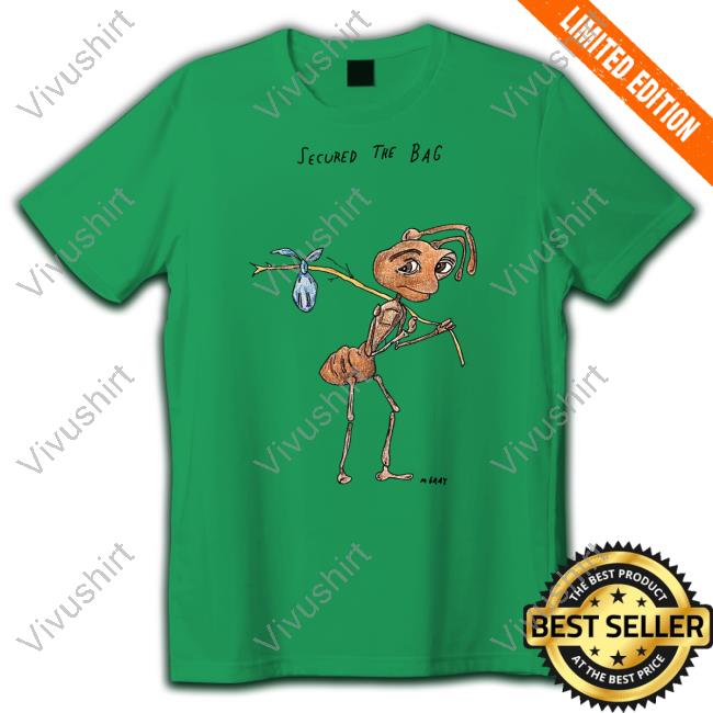 Really_Good_Artist Secured The Bag Mgray Shirts