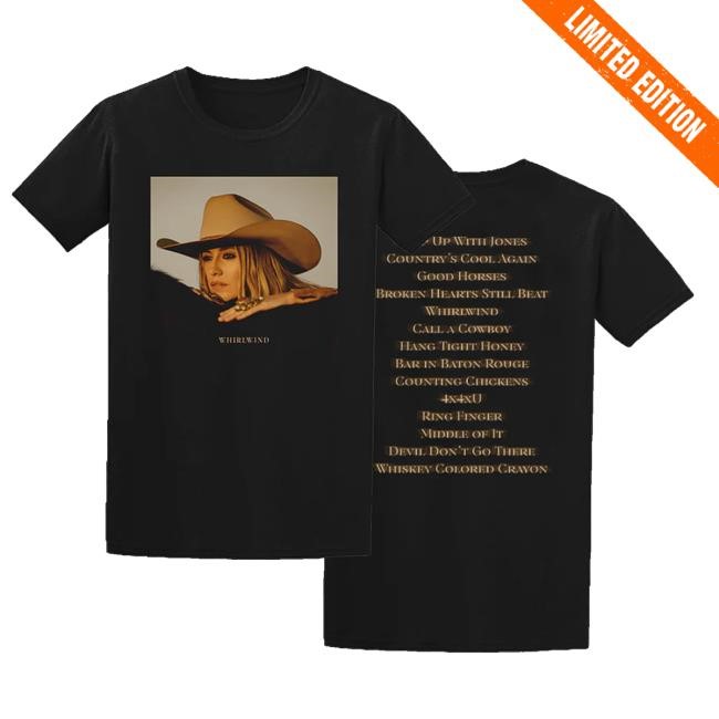 Lainey Wilson Merch Store Whirlwind Tracklist Funny Shirt