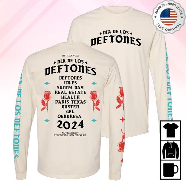 Deftones Merch Shop Ddld '24 Line-Up Tee