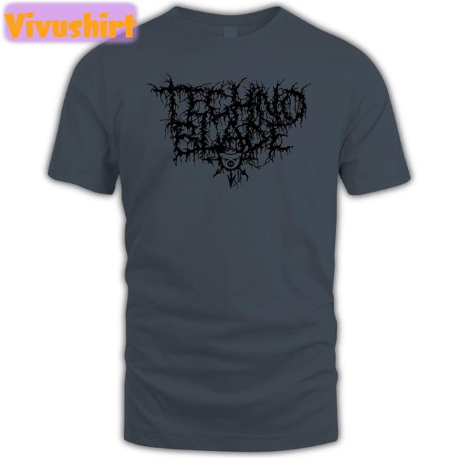 Metal Font Hoodied Sweatshirt Technoblade Merch