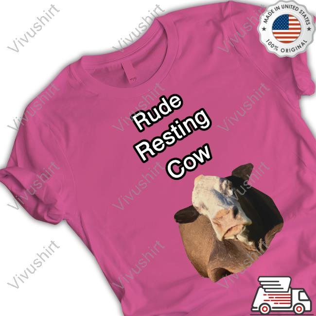 Undertimeslopper Rude Resting Cow Shirts