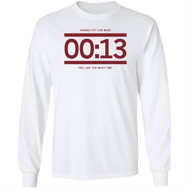 13 Seconds Chiefs Shirt Raygun Store Kansas City Can Make 13 Seconds Feel Like To Much Time Shirt 13 Seconds Chiefs Shirt Raygun Store Kansas City Can Make 13 Seconds Feel Like To Much Time Shirt