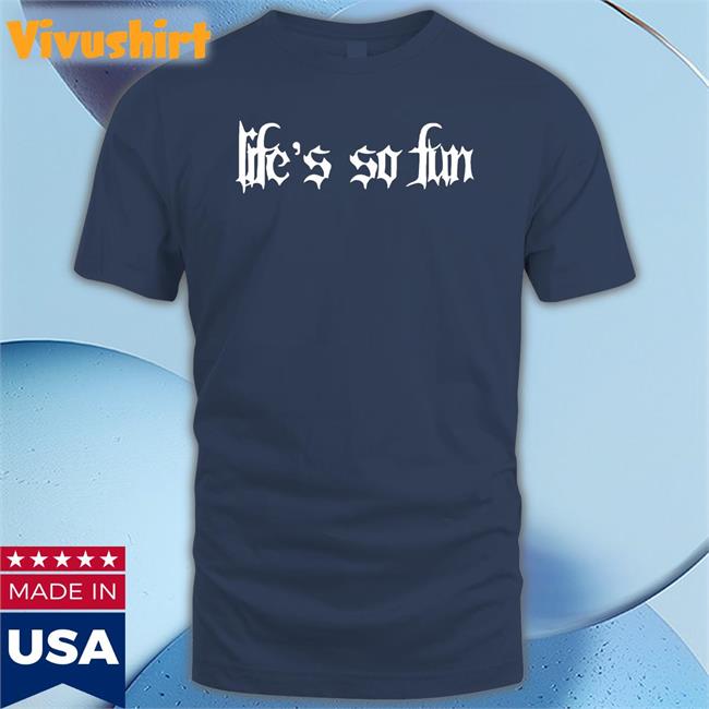 Muna Merch Life's So Fun Goth Shirt