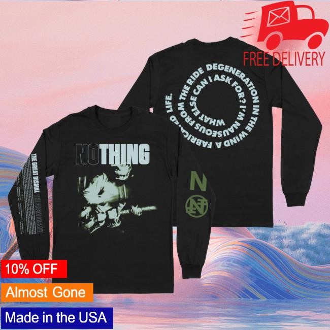 Band Of Nothing Merch Black Friday Exclusive Dismal Long Sleeve Funny Shirt