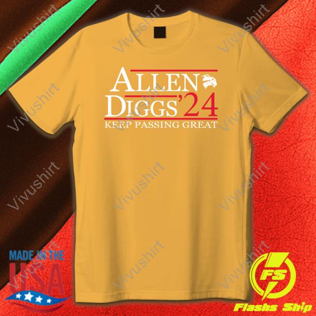 Allen Diggs '24 Keep Passing Great Tee Shirt
