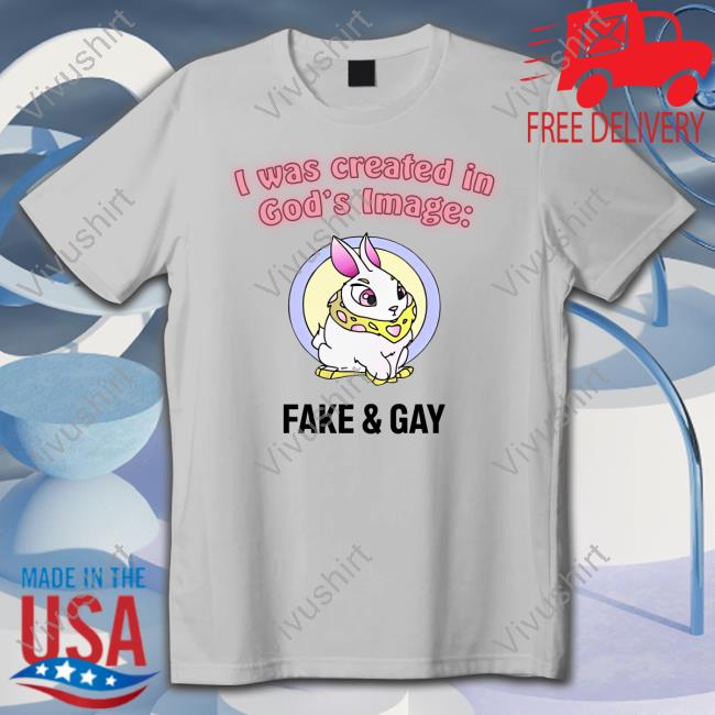 Omgchomp I Was Created In God’s Fake And Gay Official Shirt