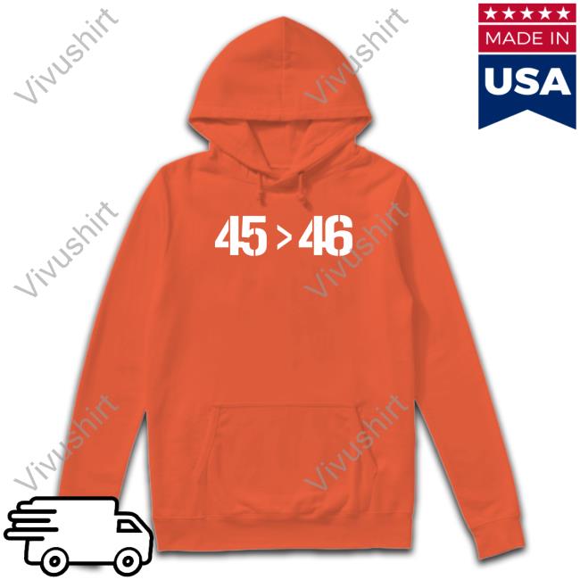 45 46 Tee 45 > 46 T Shirt State Patriot Merch