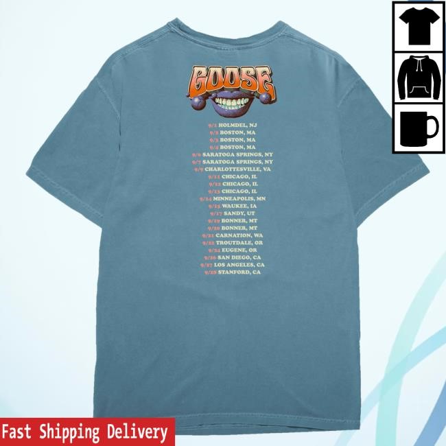 Goosetheband Merch Flowermouth Tour Tee September 2024 Crewneck Sweatshirt