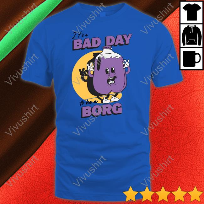 Barstool Sports Store It's A Bad Day To Be A Borg Purple T Shirts