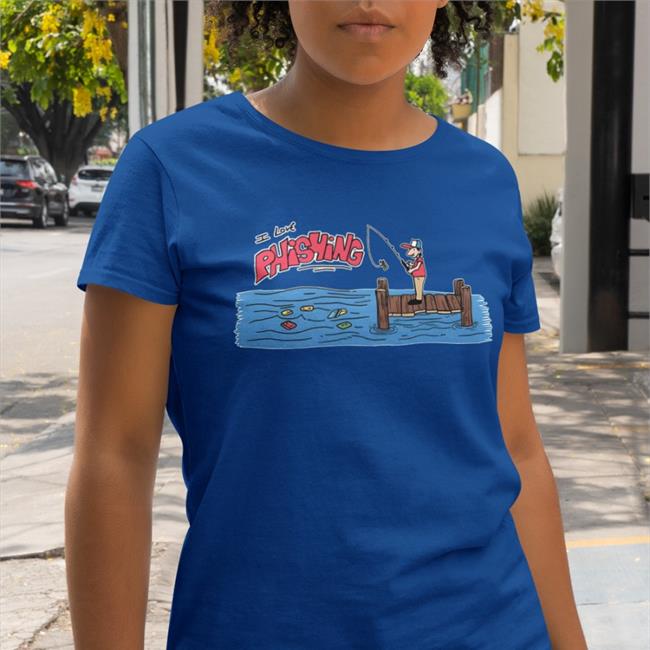 I Love Phishing Scammer Shirt Lucca International Merch Black