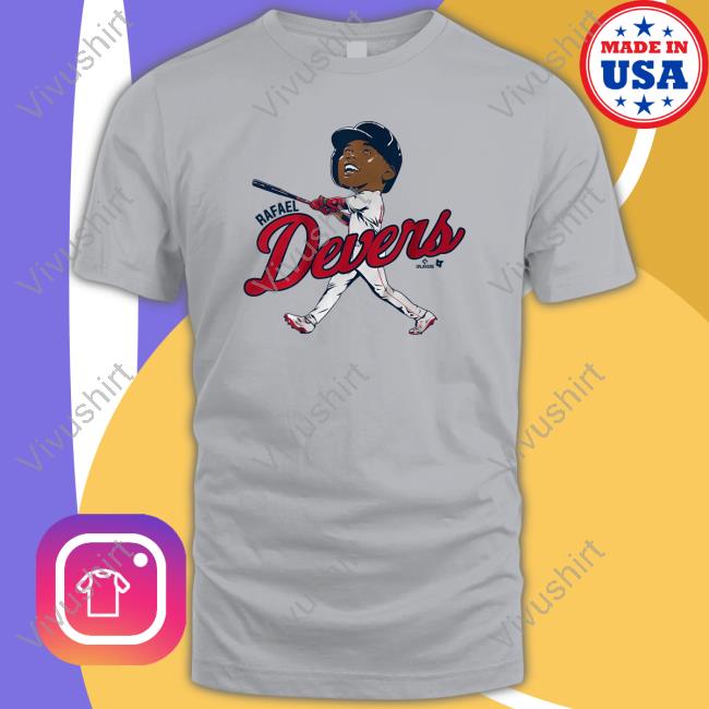 Breakingt Rafael Devers: Caricature Shirt