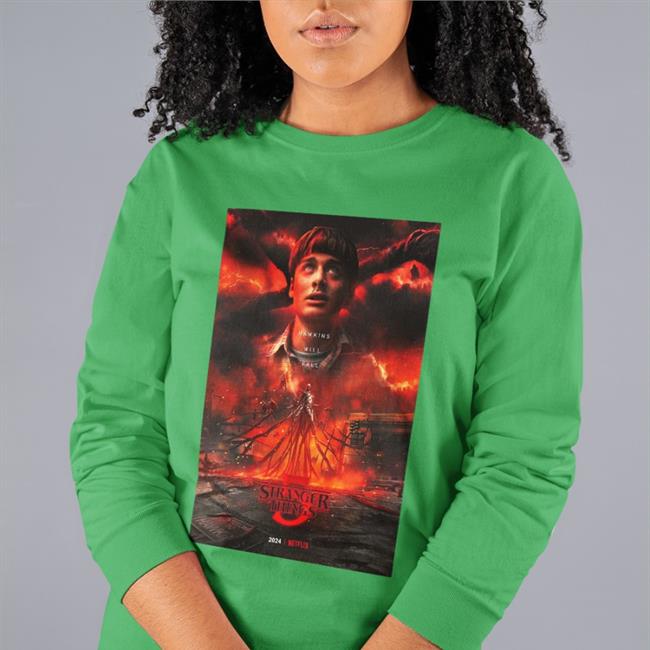 Stranger Things 4 Hawkins Will Fall Stranger Things Tee Shirt