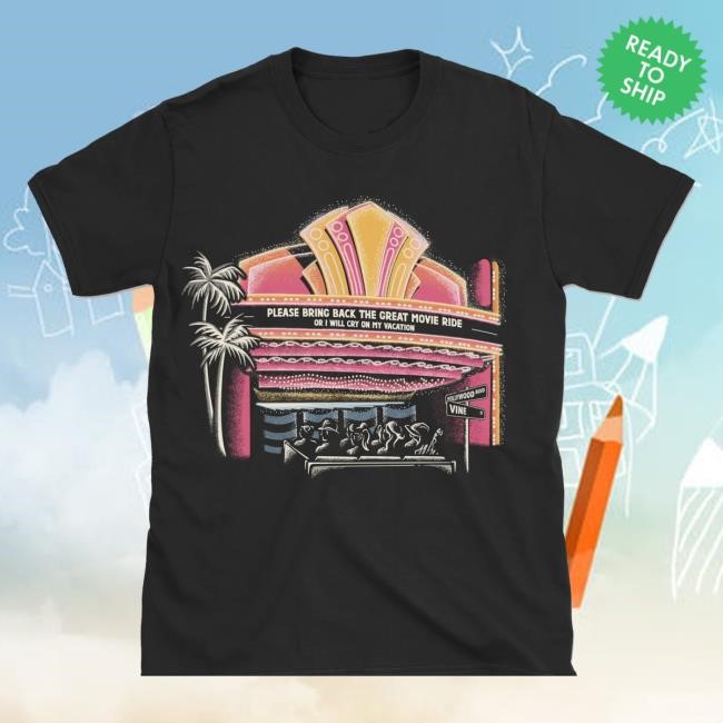 Lostbrostradingco Merch Store Please Bring Back The Great Movie Ride Or I Will Cry On My Vacation Crewneck Sweatshirt