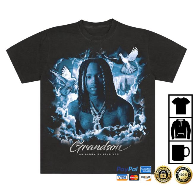 Official Merch Bar Store King Von Don't Miss T Shirt Black MerchBar KingVon Apparel Clothing Shop