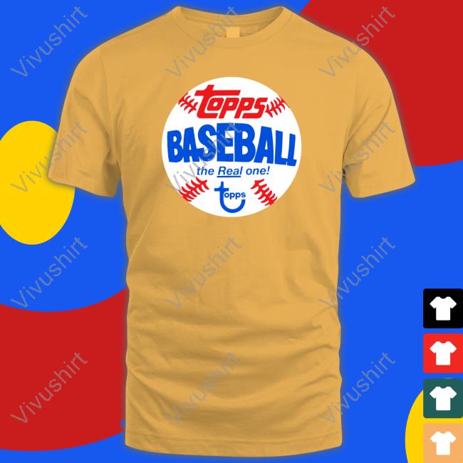 Homage Topps Baseball The Real One Shirt Topps Baseball The Real One Hooded Sweatshirt