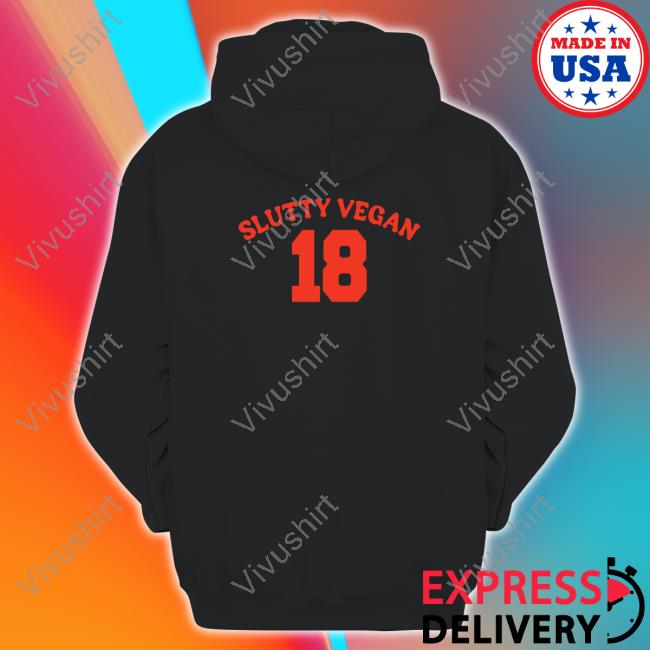 Chris Paul Wearning Slutty Vegan Hooded Sweatshirt