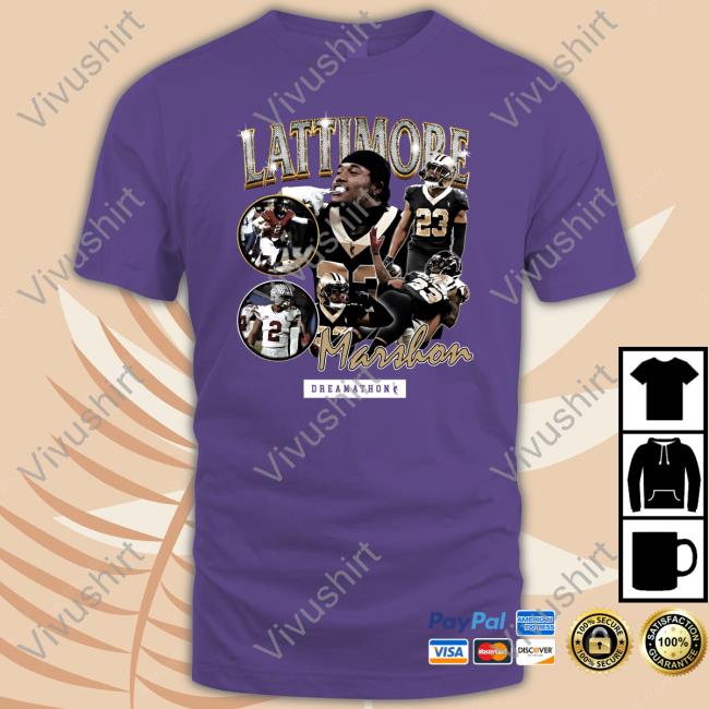 Marshon Lattimore Dreamathon Hoodie Dreamathon Store Marshon Lattimore 90S Bootleg Shirts
