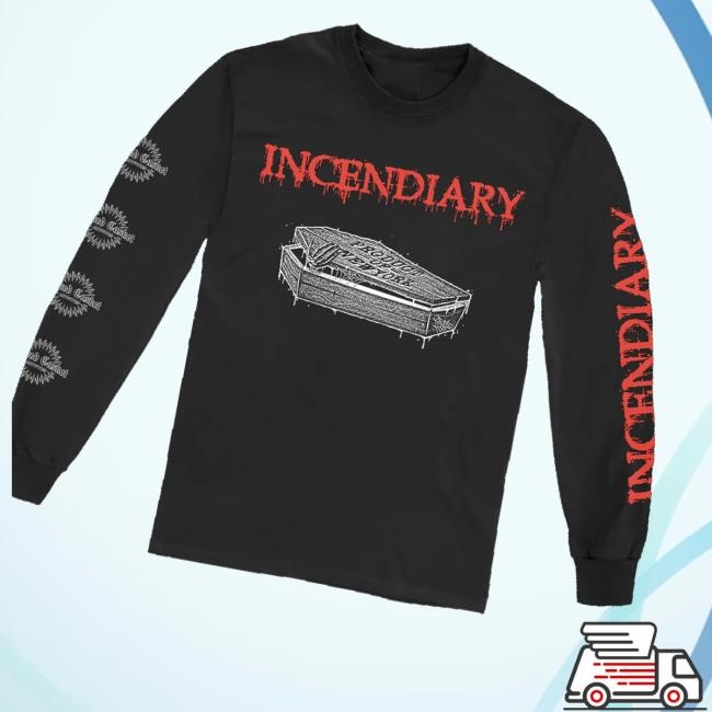 Allin Merch Incendiary Metal Coffin Logo Tee Shirt