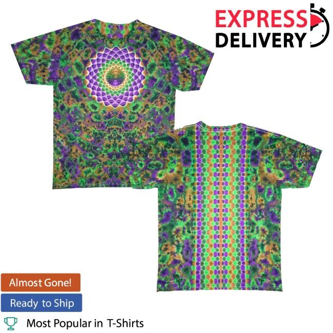 Trending Dyes N Good Vibes Merch Purple Forrest Combo W Spine Tee Shirt