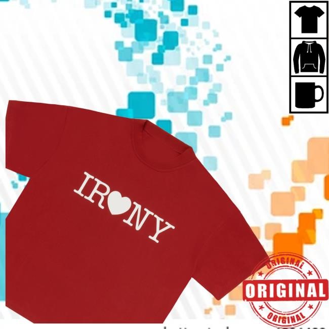 Official Fugazi Merch Shop Store Irony Long Sleeve Shirt