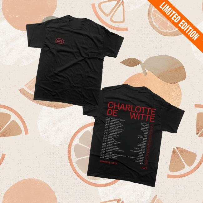 Kntxt Shop Charlotte De Witte Summer Tour 25 Shirt