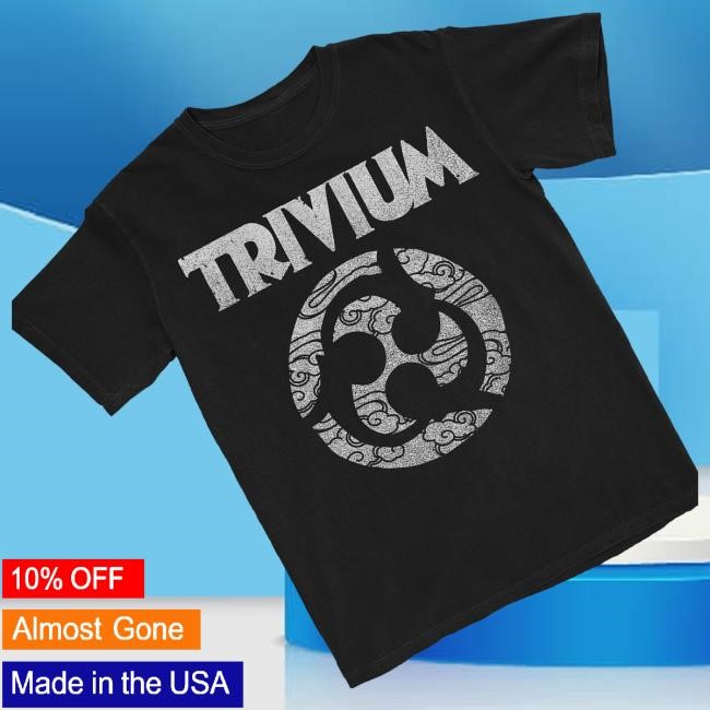 Trivium Merch Swirl Logo Crewneck Sweatshirt
