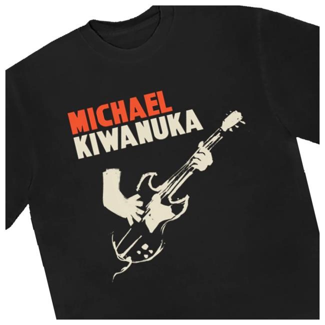 Michael Kiwanuka Merch Shop Store Official Black Guitar Sketch Tank Top