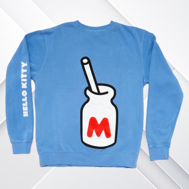 Official Sanrio Apparel Clothing Merch Store Shop Hello Kitty And Friends Around The World Milk Bottle Attractive Hoodie