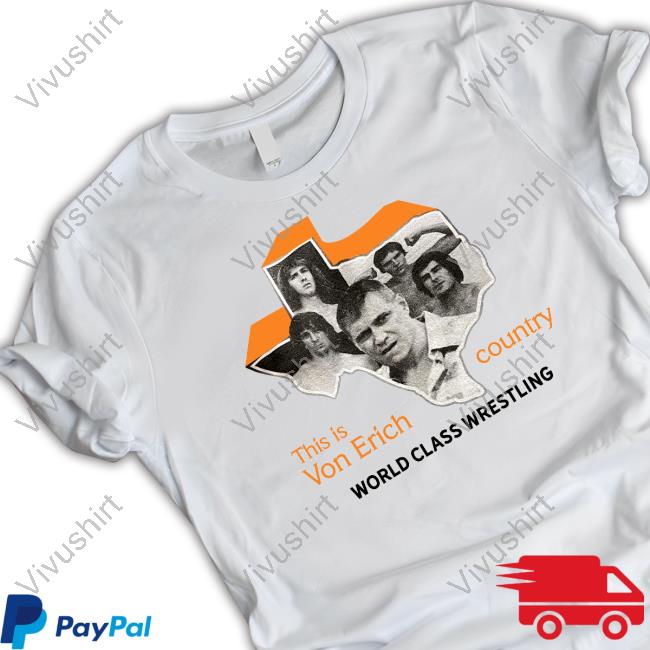 Official This Is Von Erich Country World Class Wrestling Sweatshirt
