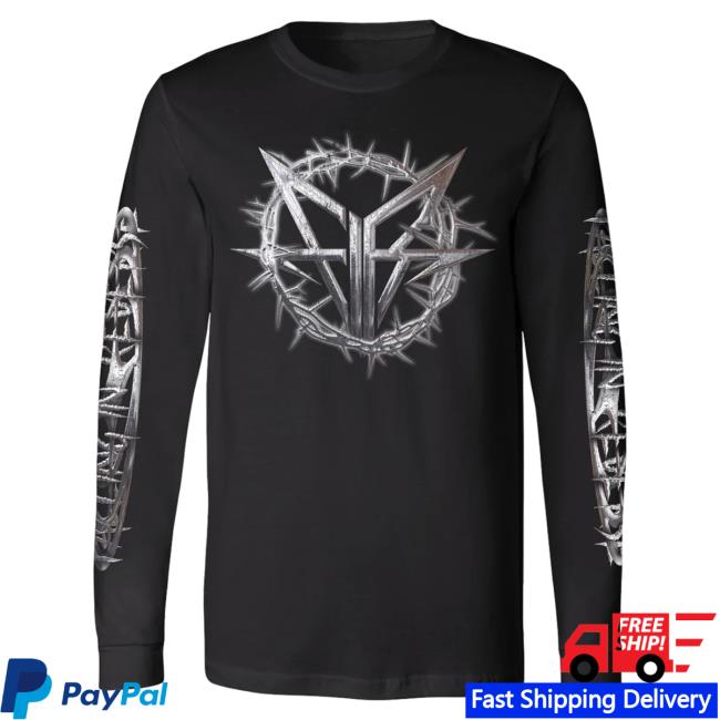 Official Falling In Reverse Merch Store Falling In Reverse Chrome Long Sleeve Tshirt FallingInReverse