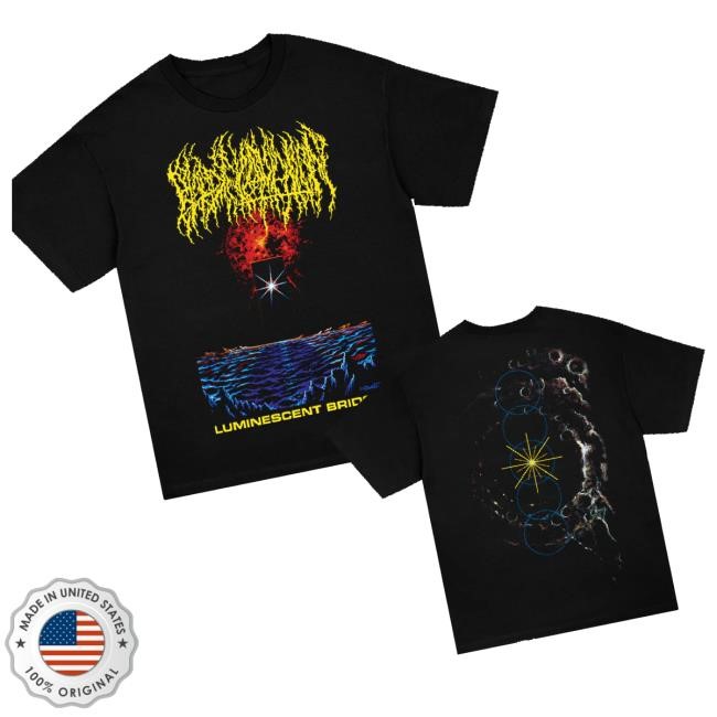 Blood Incantation Merch Luminescent Bridge Hoodie Sweatshirt Black