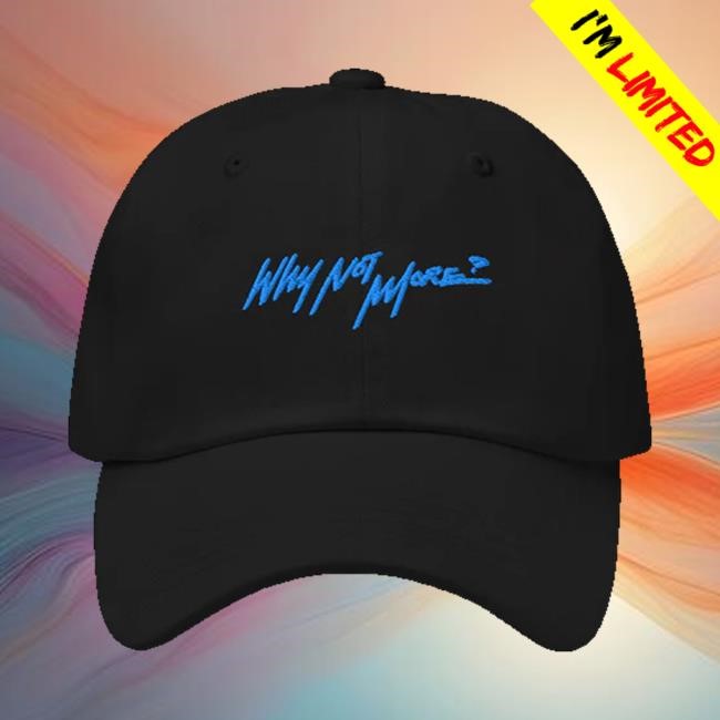 The Real Coco Jones Store Why Not More Black New Twill Cap The Real Coco Jones Store Why Not More Black Cap
