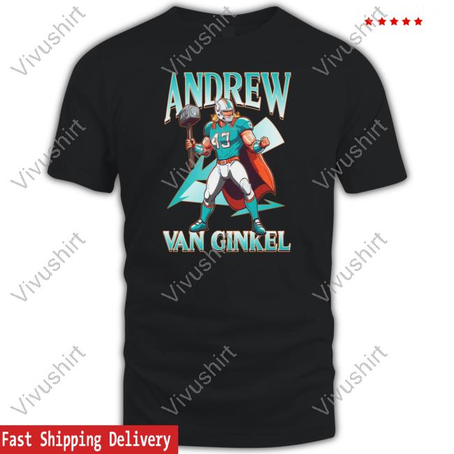 Thedolphinsdive Store Andrew Van Ginkel Thor Themed Shirt