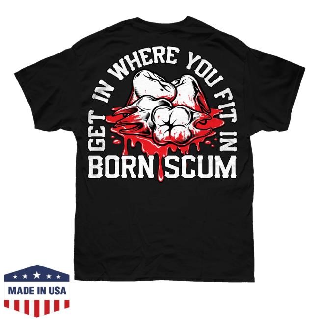 Born Scum Merch Shop Store Official Fit In Long Sleeve T Shirt