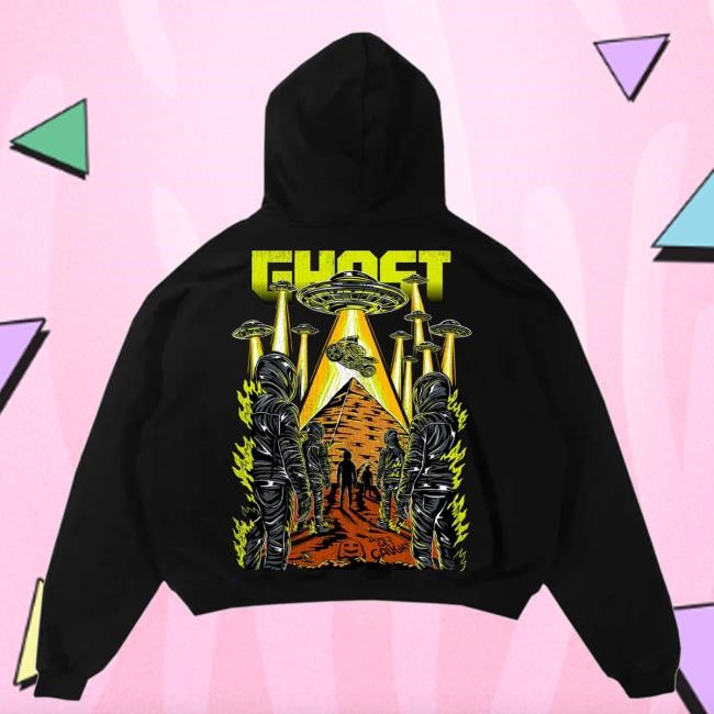 Official Ghost Racing Ufo Abduction Hoodie, Sweatshirt