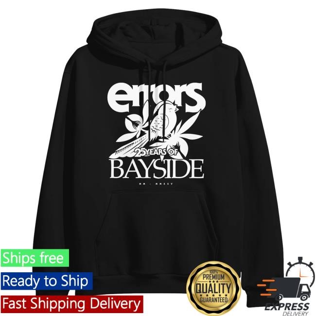 Bayside Merch Store Errors Anniversary Black Pullover Long Sleeve Shirt