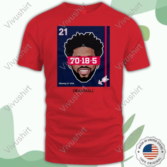 Joel Embiid Dearbball Record Night 70 Pts Long Sleeve T Shirt