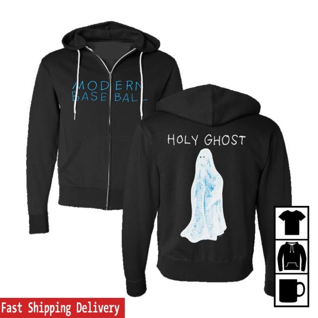 Modern Baseball Merch Holy Ghost Zip-Up Tank Top Modern Baseball Merch Holy Ghost Zip-Up Crewneck Sweatshirt