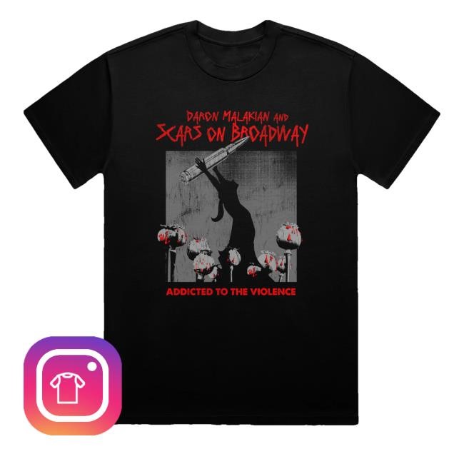 Official Addicted To The Violence Grey Art Long Sleeve Shirt