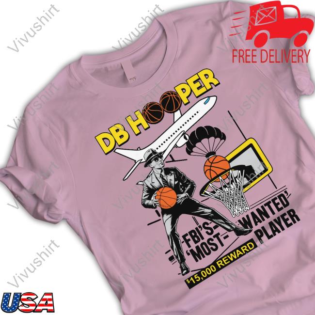 Thegoodshirts Store Db Hooper Fbi's 'Most Wanted' Player New Shirt