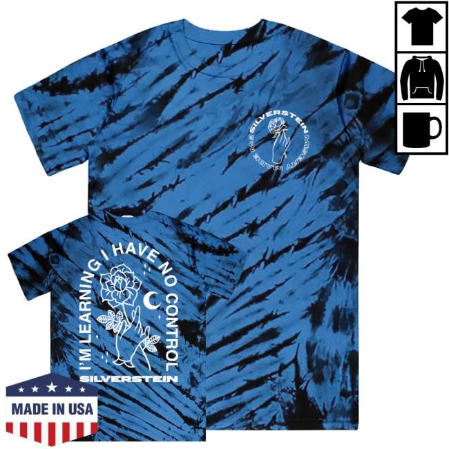 Silverstein Music No Control Blue Dye Long Sleeve T Shirt